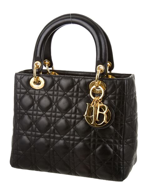 vintage lady dior handbag|pre owned Lady Dior bag.